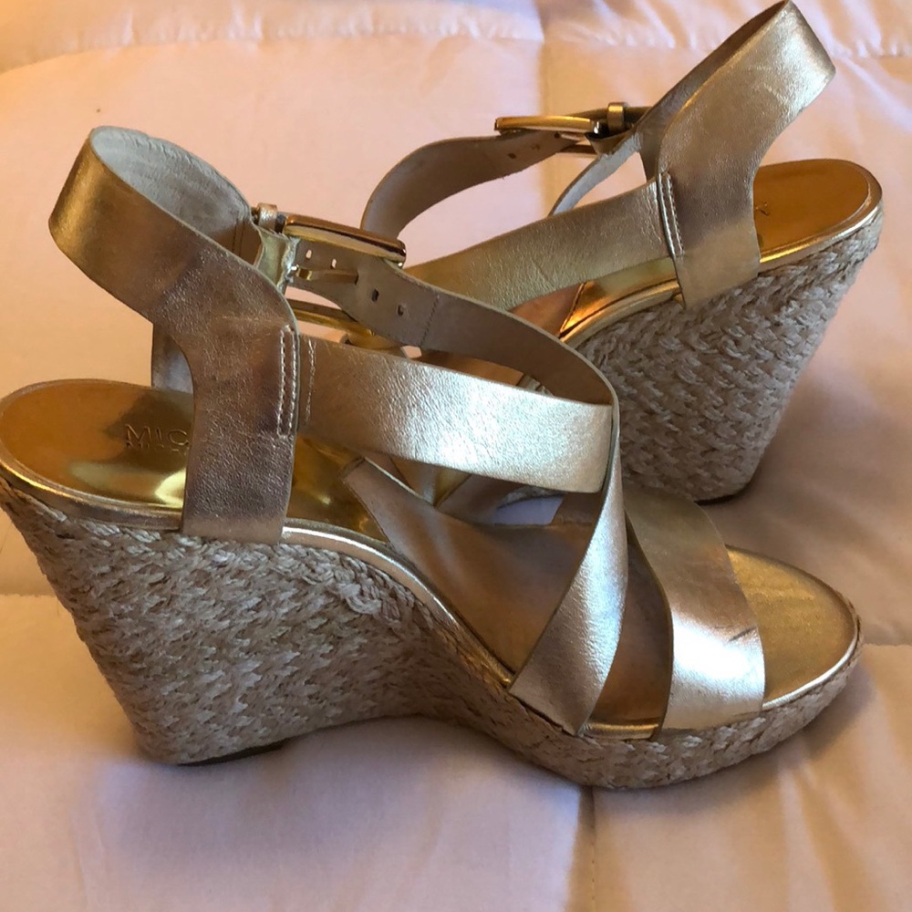 Gold MK wedges